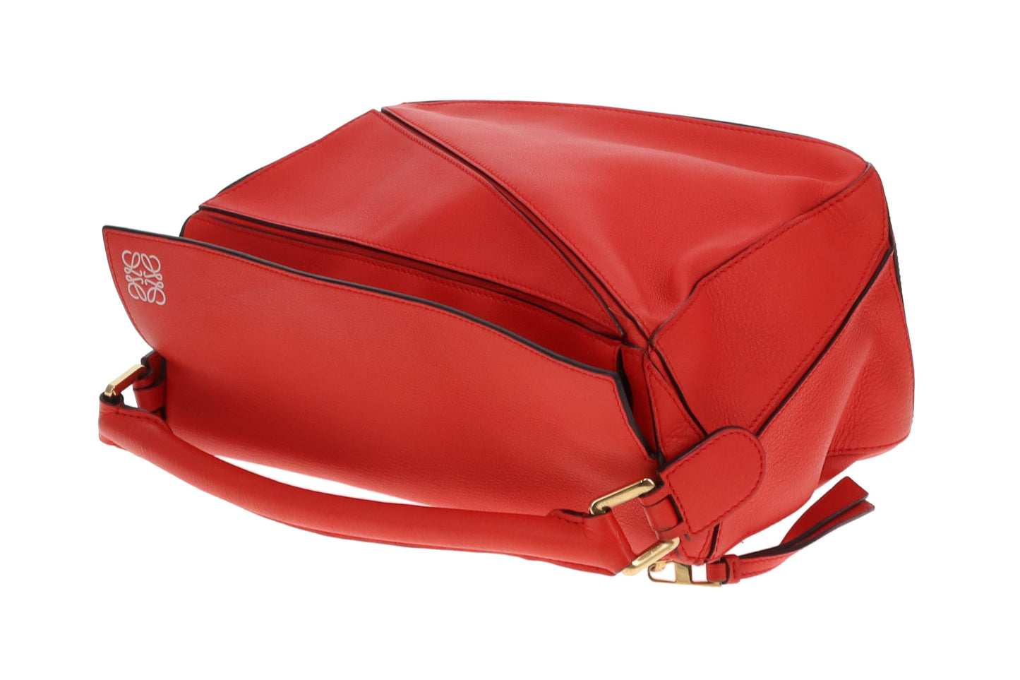Loewe Puzzle Bag Red Medium