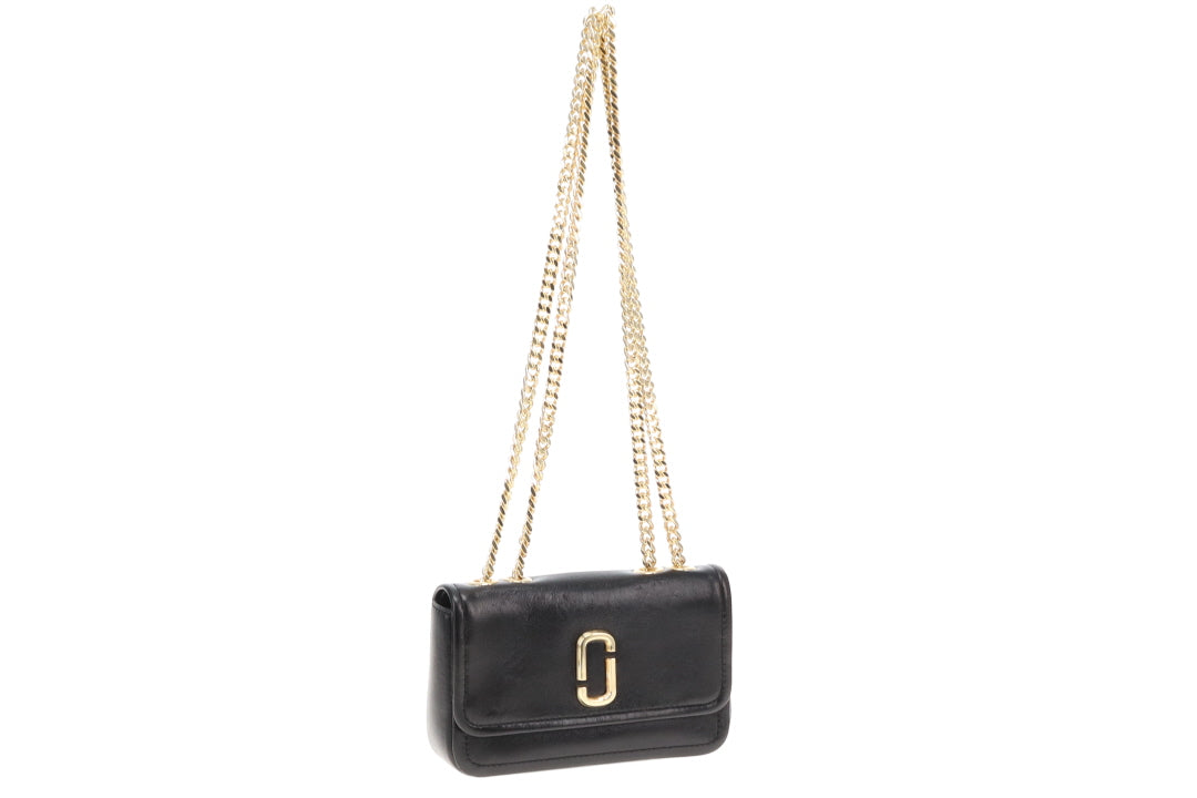 Marc Jacobs The Glam Shot Mini Bag Black GHW