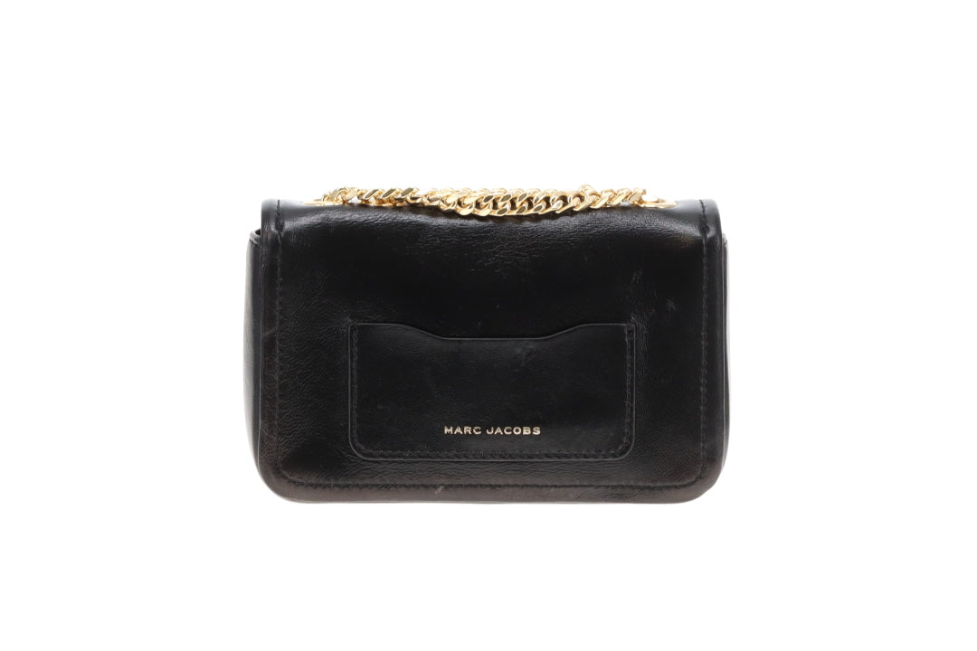 Marc Jacobs The Glam Shot Mini Bag Black GHW