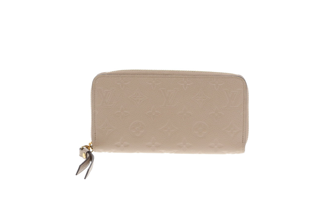 Louis Vuitton Long Zippy Wallet Tourterelle Empreinte (NFID)