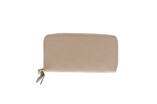 Louis Vuitton Long Zippy Wallet Tourterelle Empreinte (NFID)