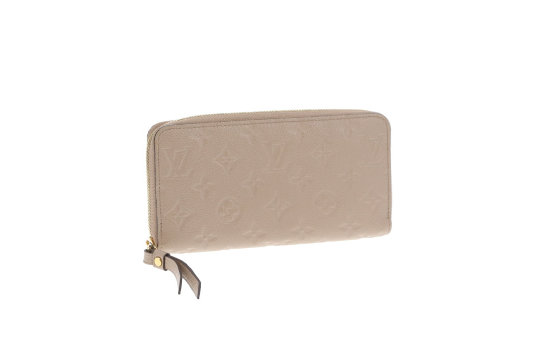 Louis Vuitton Long Zippy Wallet Tourterelle Empreinte (NFID)