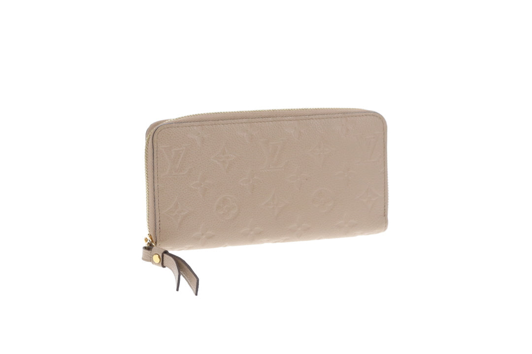 Louis Vuitton Long Zippy Wallet Tourterelle Empreinte (NFID)
