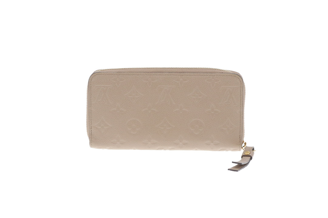 Louis Vuitton Long Zippy Wallet Tourterelle Empreinte (NFID)