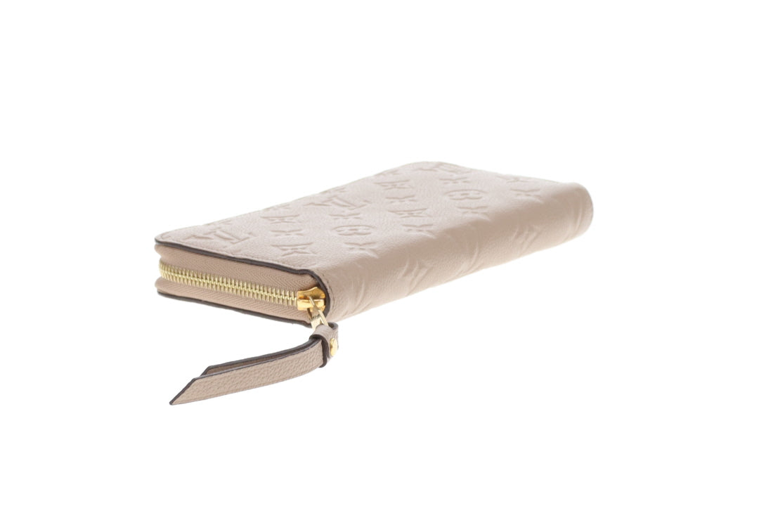 Louis Vuitton Long Zippy Wallet Tourterelle Empreinte (NFID)