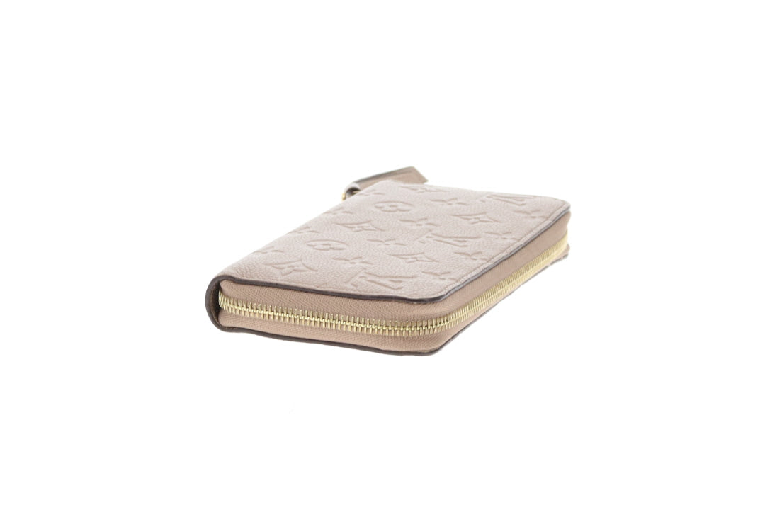 Louis Vuitton Long Zippy Wallet Tourterelle Empreinte (NFID)
