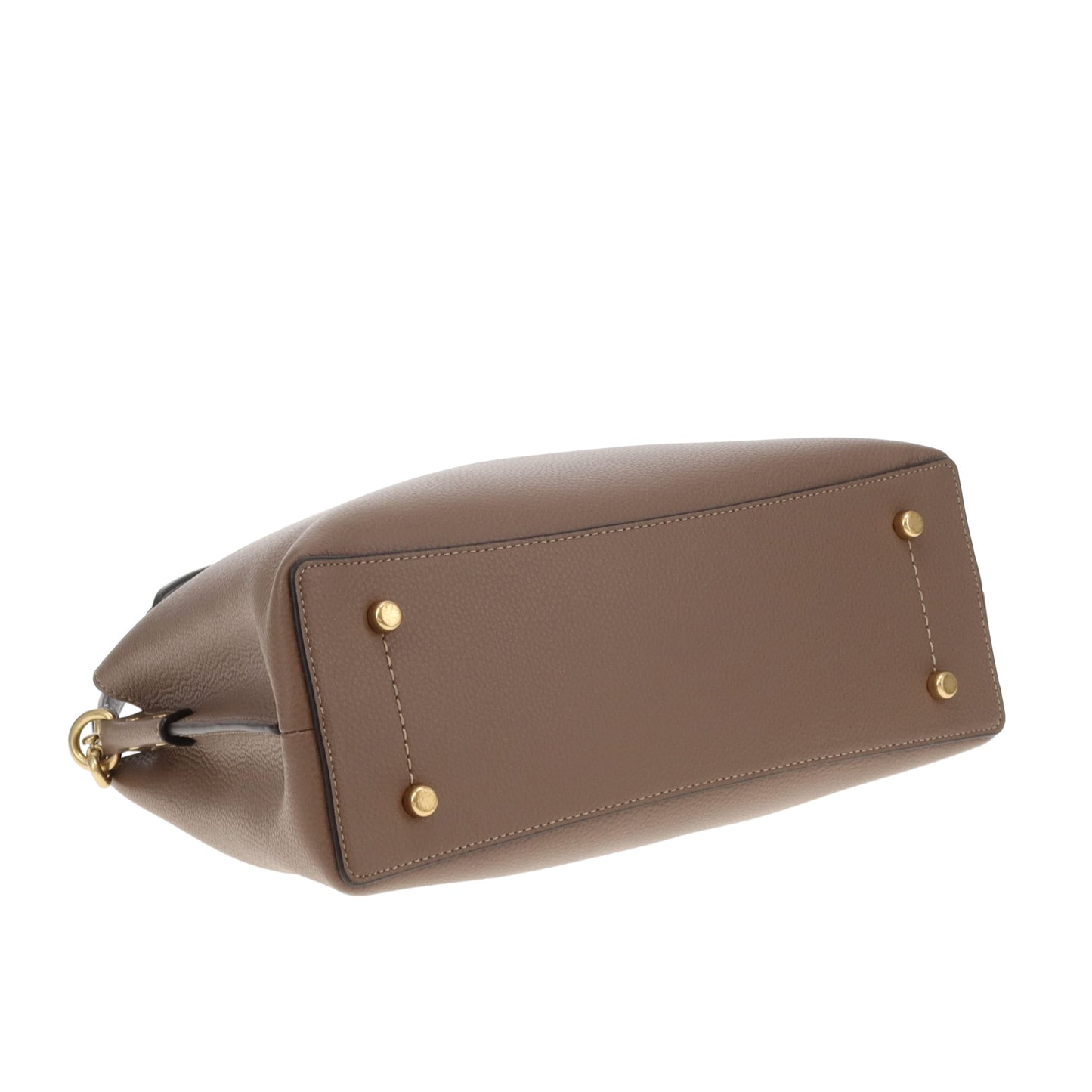 Coach Willow Shoulder Bag Taupe and Black