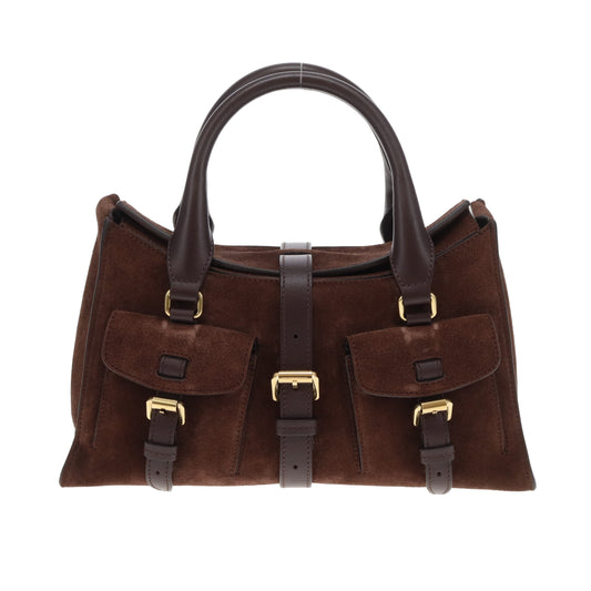 Mulberry Roxanne Small Chocolate Suede