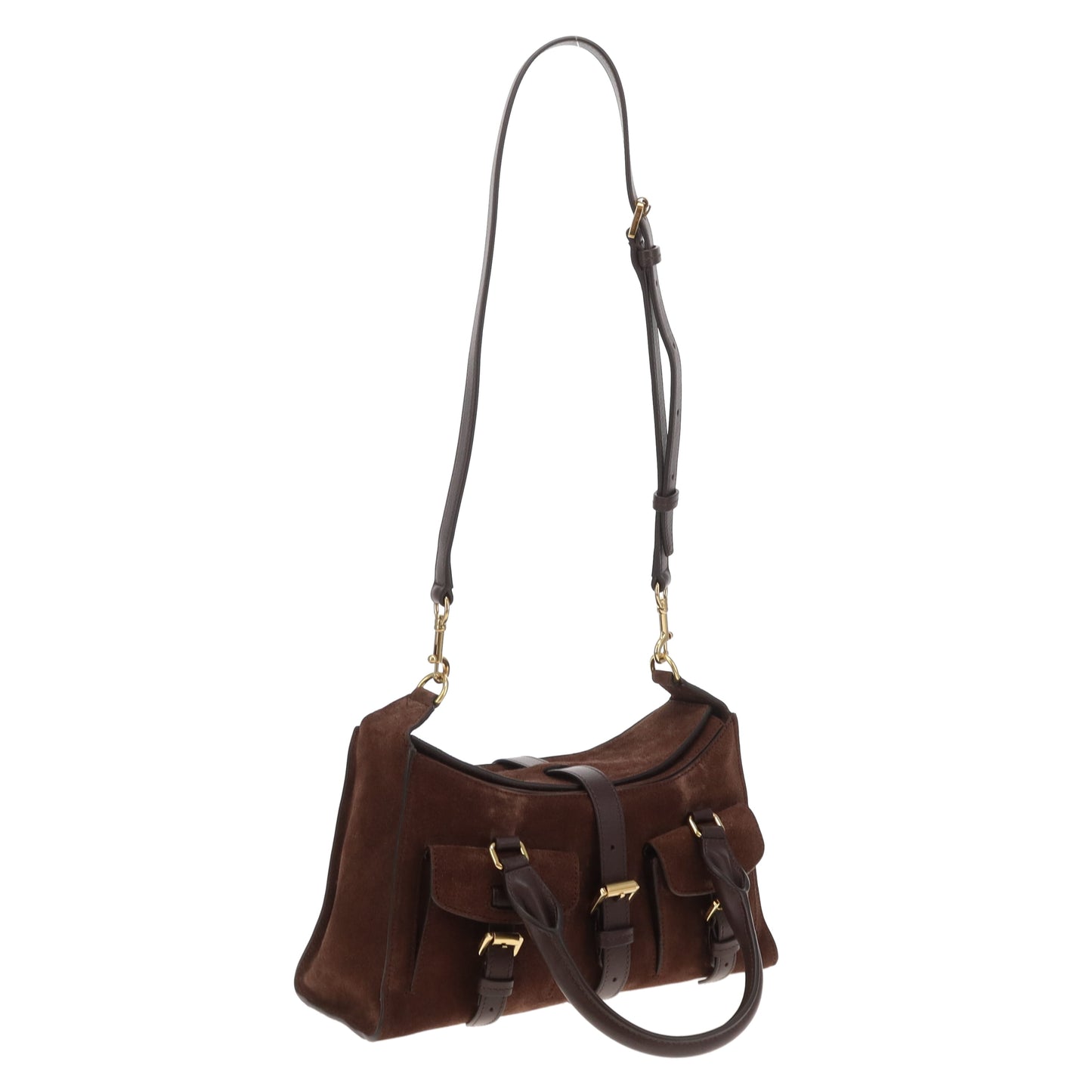 Mulberry Roxanne Small Chocolate Suede