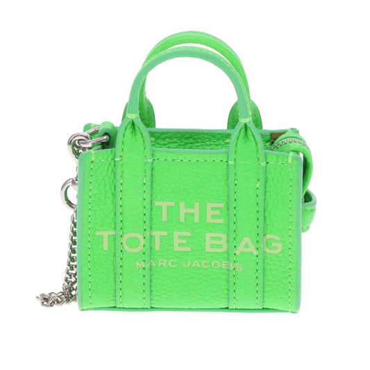 Marc Jacobs The Nano Tote Bag Charm Neon Green