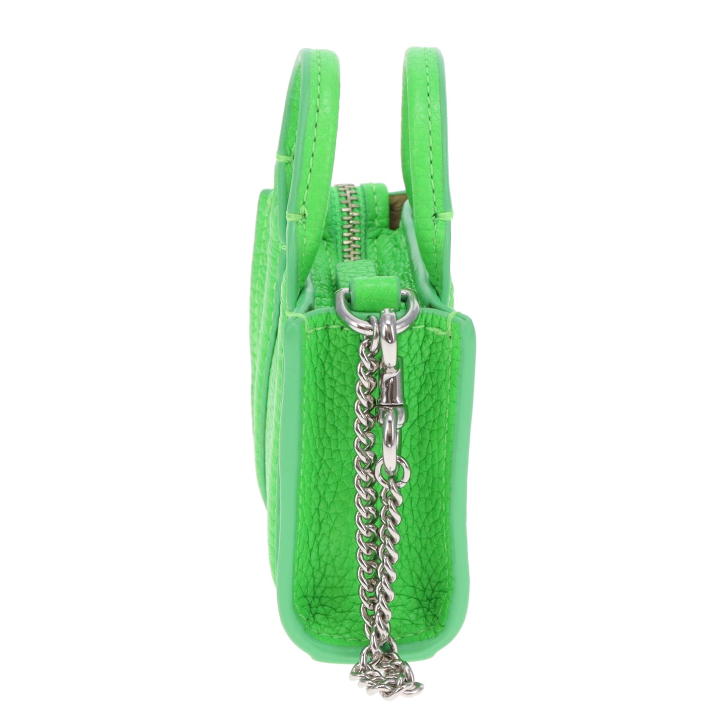 Marc Jacobs The Nano Tote Bag Charm Neon Green