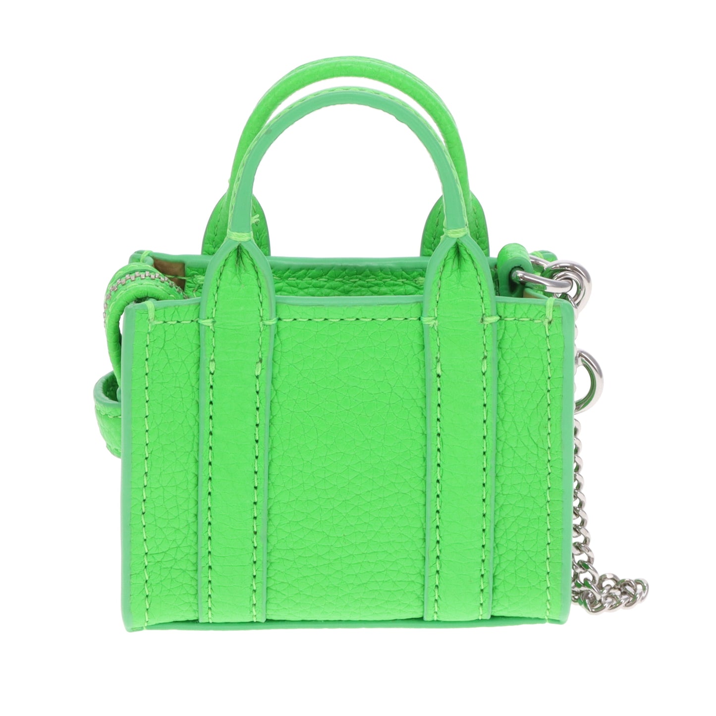 Marc Jacobs The Nano Tote Bag Charm Neon Green