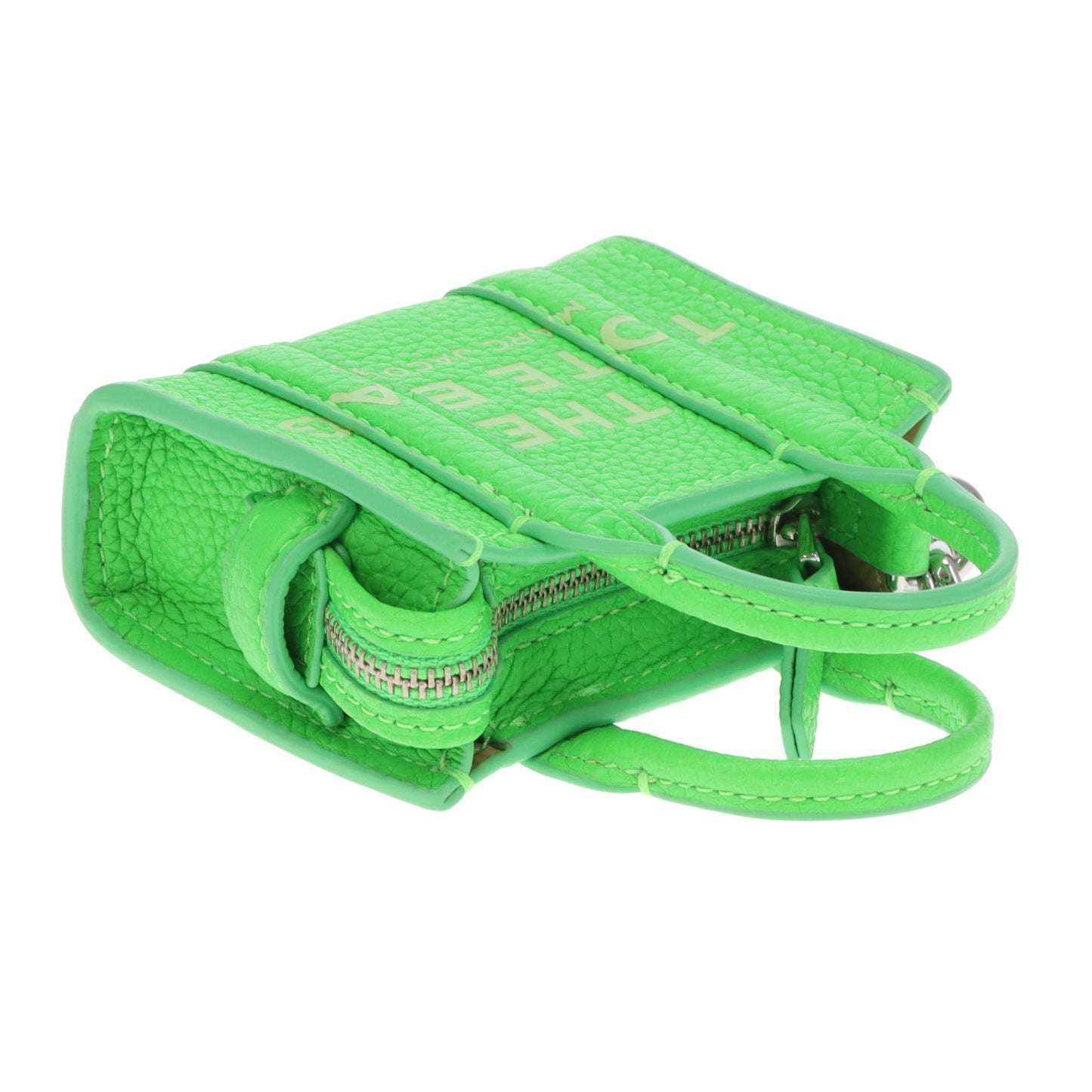 Marc Jacobs The Nano Tote Bag Charm Neon Green