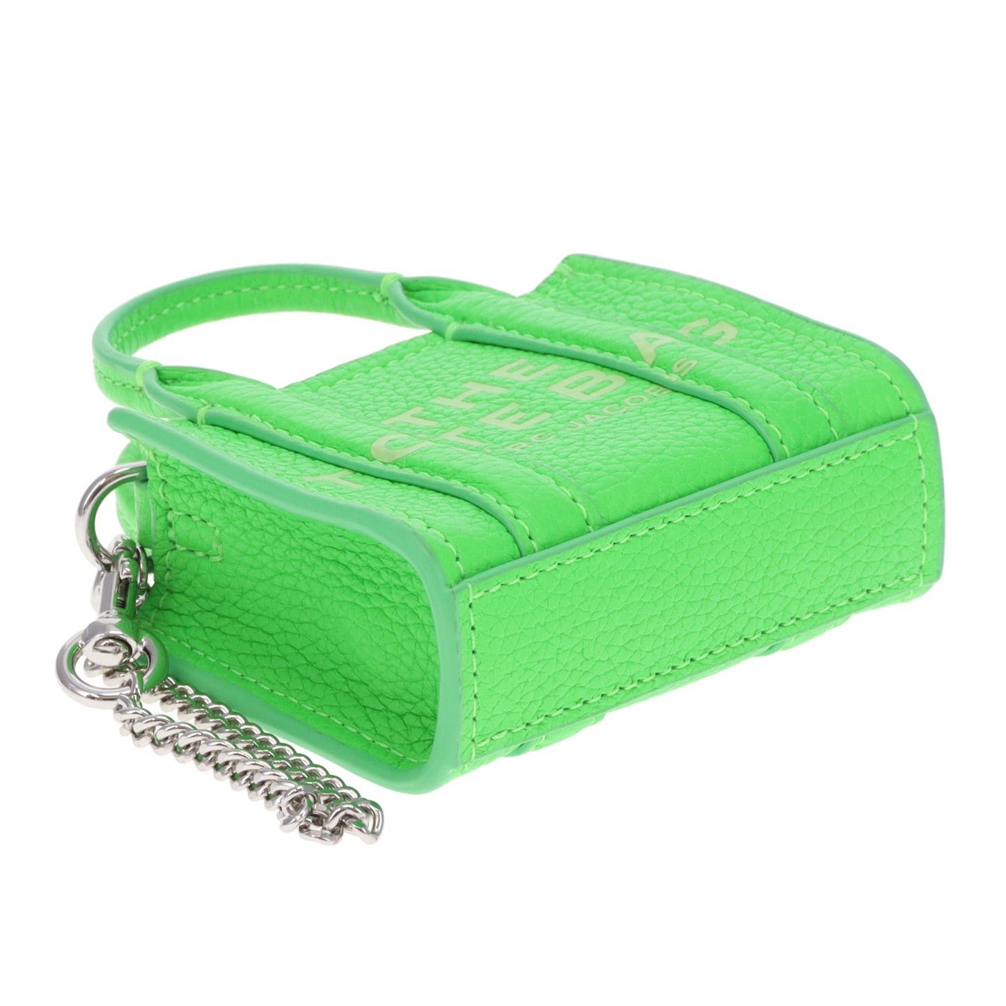 Marc Jacobs The Nano Tote Bag Charm Neon Green
