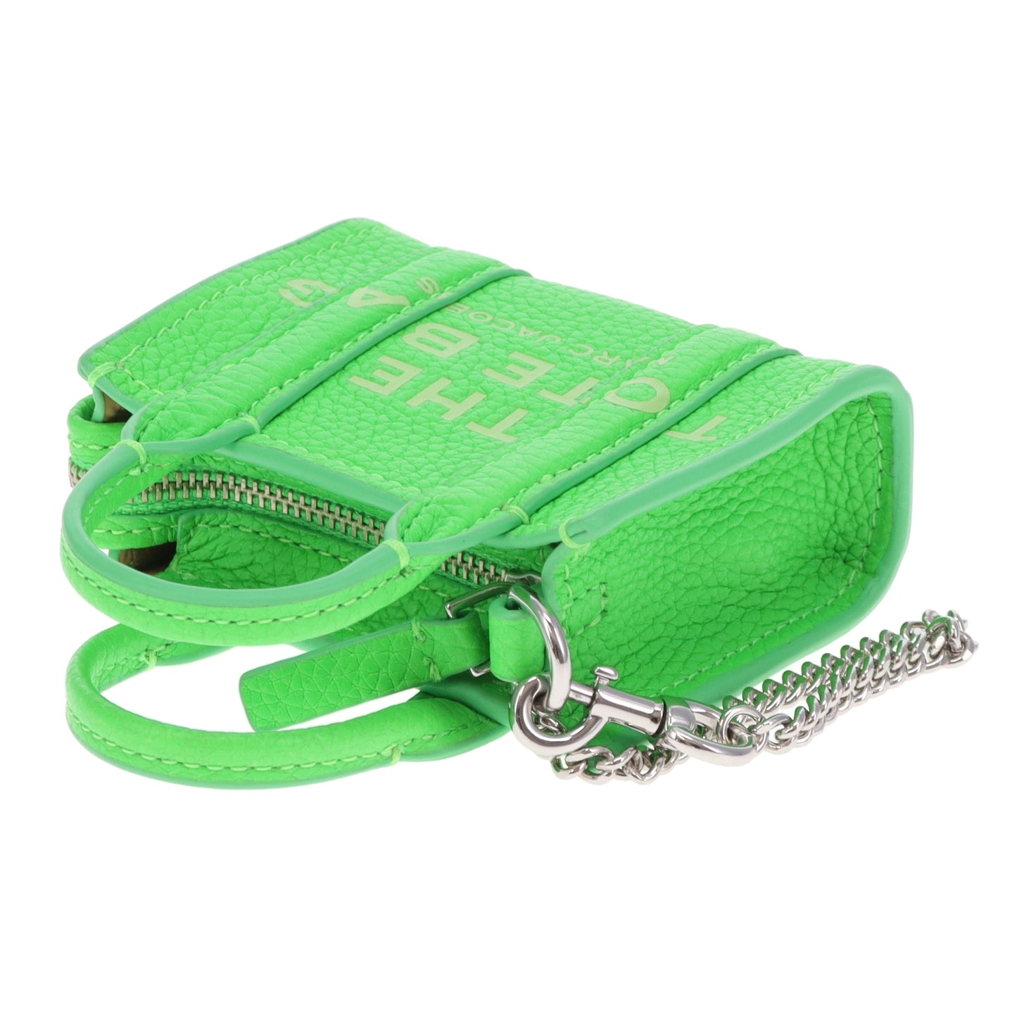 Marc Jacobs The Nano Tote Bag Charm Neon Green