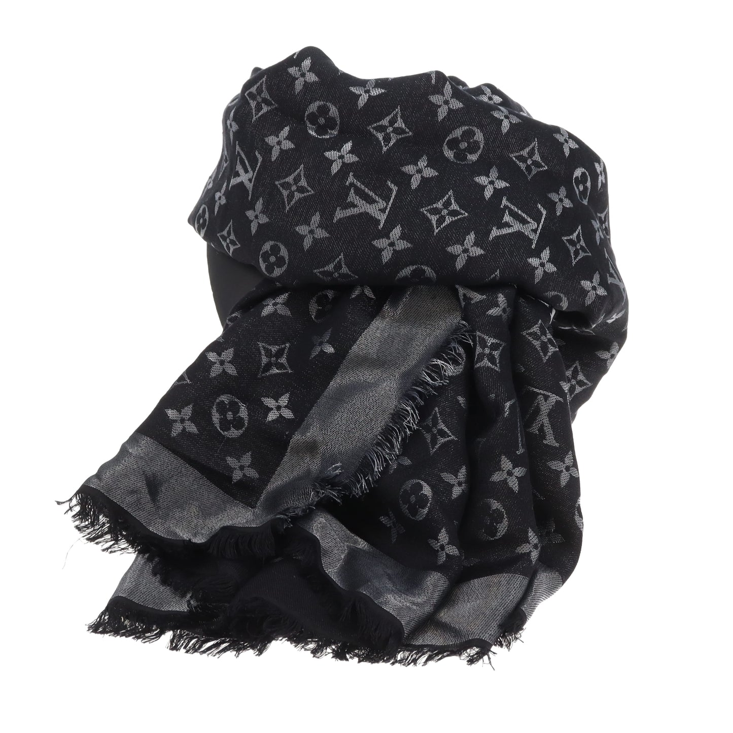 Louis Vuitton Shine Shawl Black/Silver