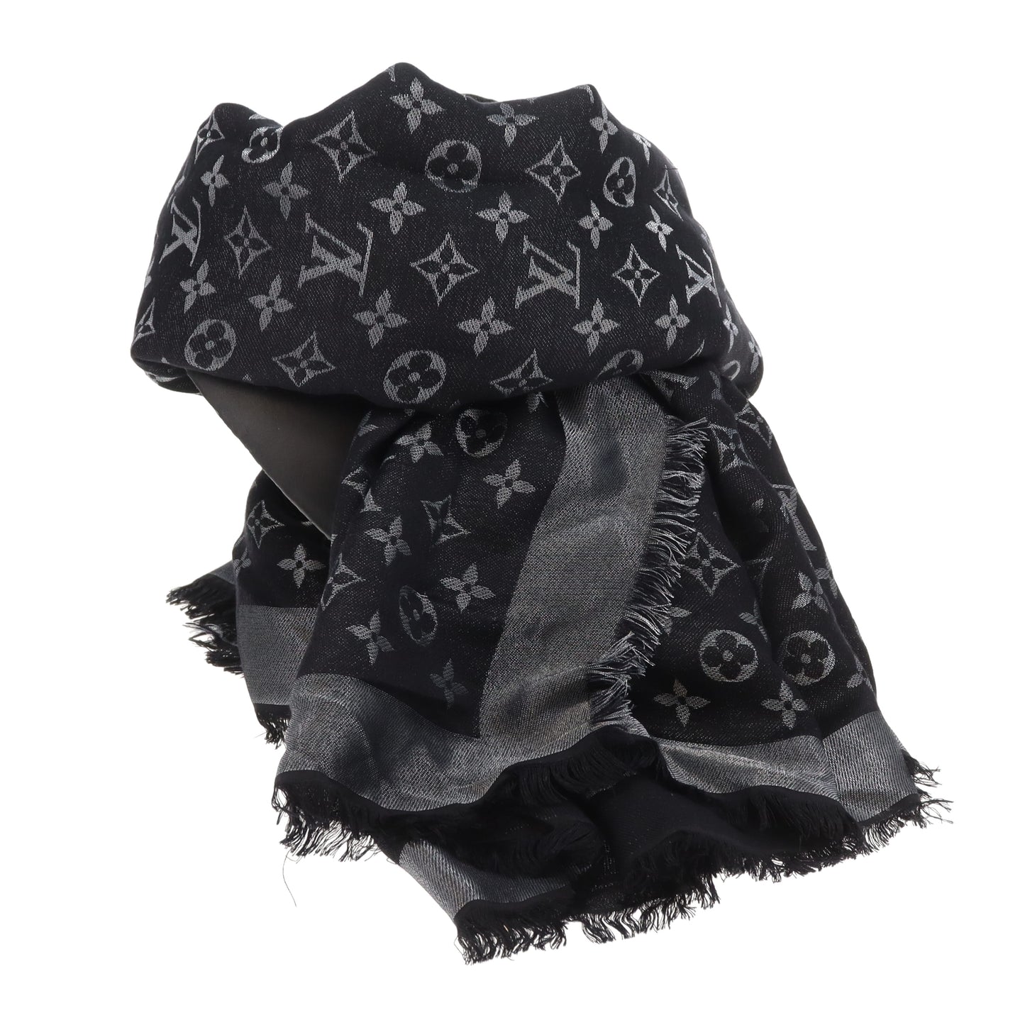 Louis Vuitton Shine Shawl Black/Silver