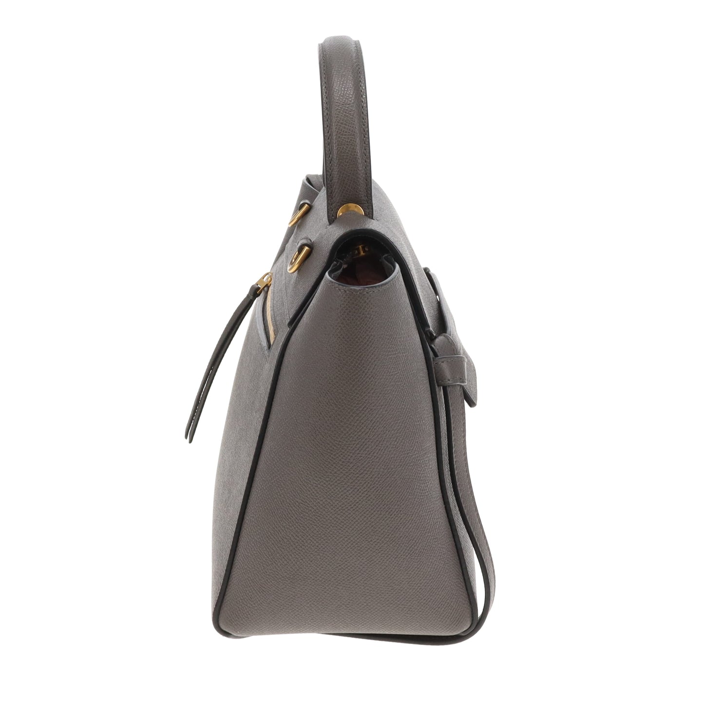 Celine Belt Bag Micro Grey Grained Leather