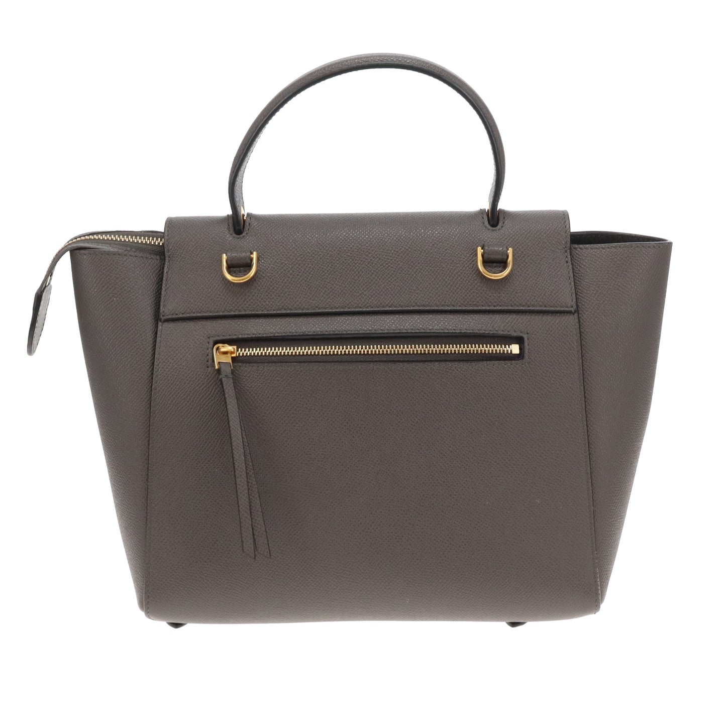 Celine Belt Bag Micro Grey Grained Leather