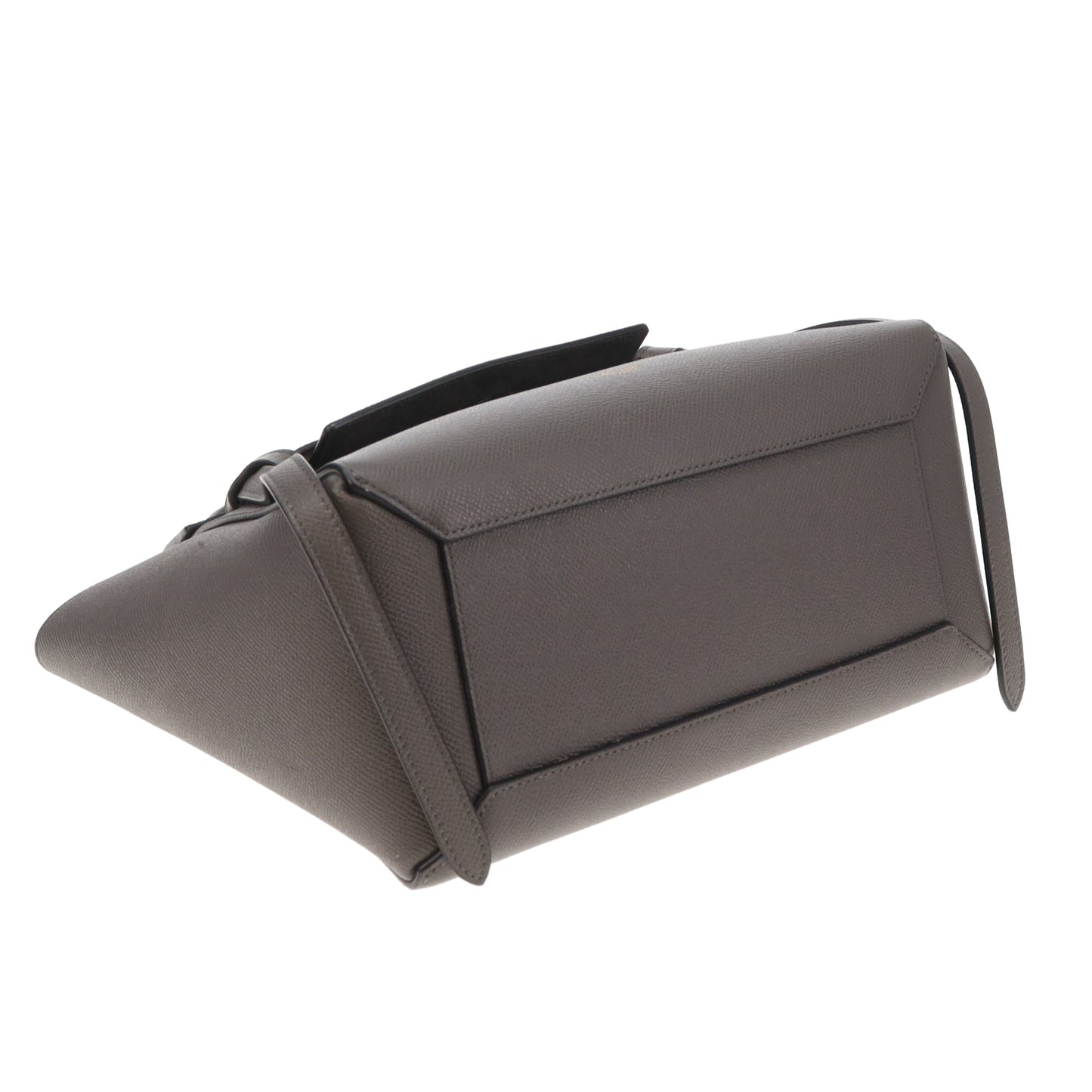 Celine Belt Bag Micro Grey Grained Leather