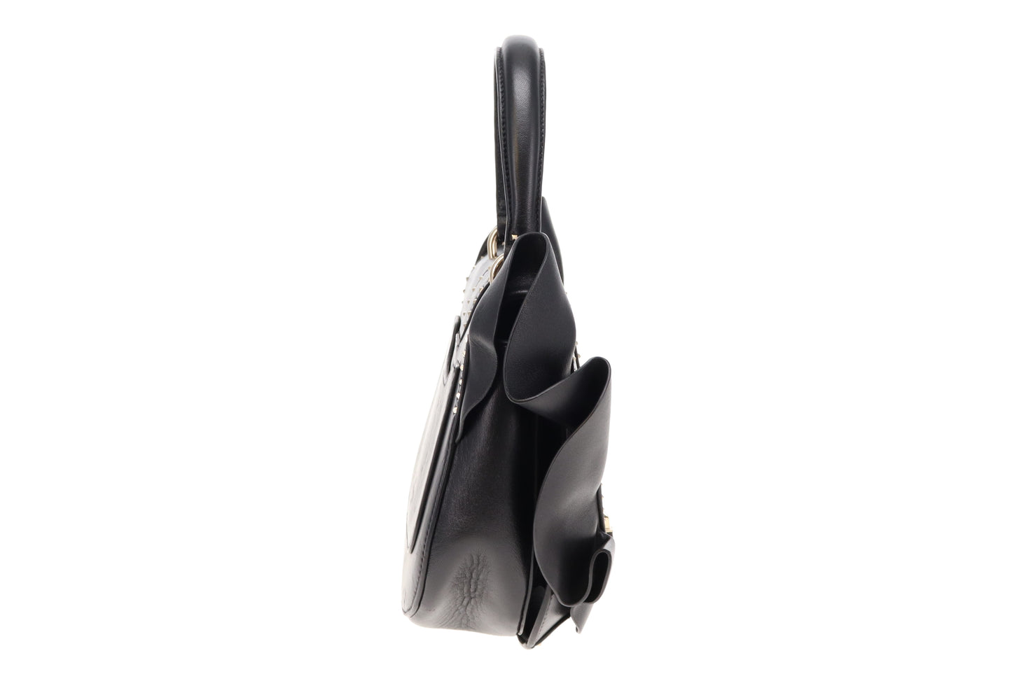 Valentino One Handle Rockstud Ruffle