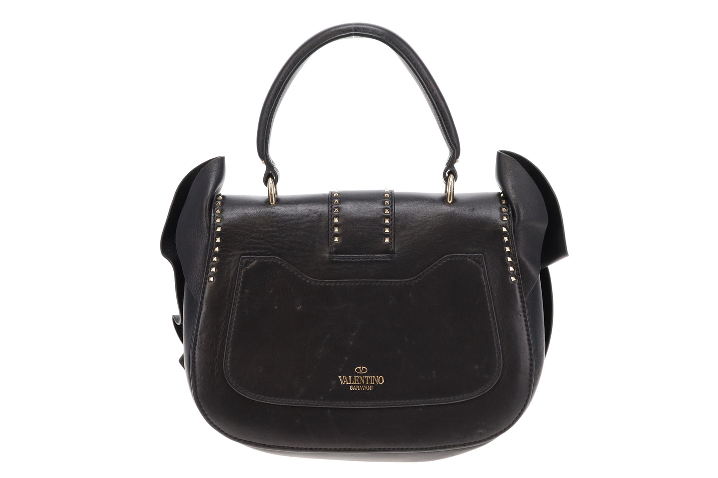 Valentino One Handle Rockstud Ruffle
