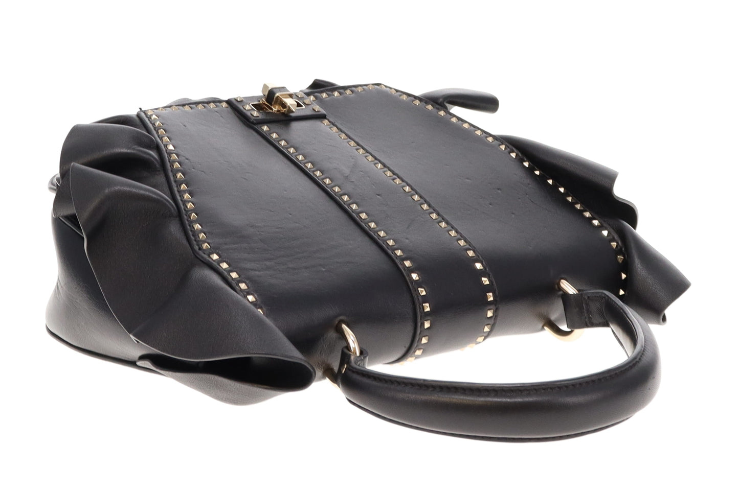 Valentino One Handle Rockstud Ruffle