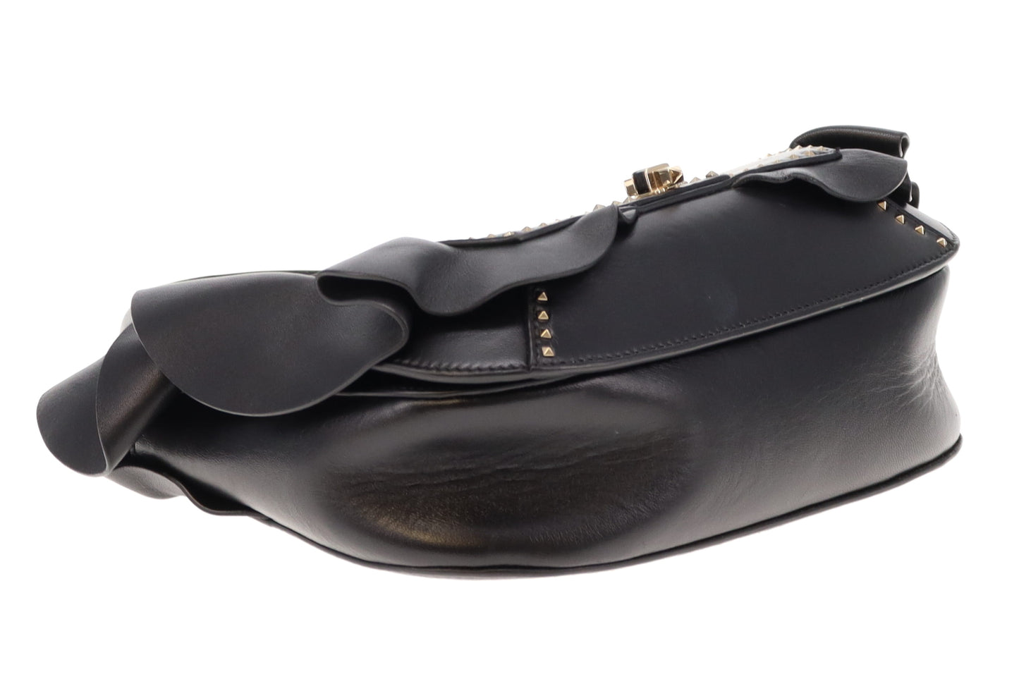 Valentino One Handle Rockstud Ruffle