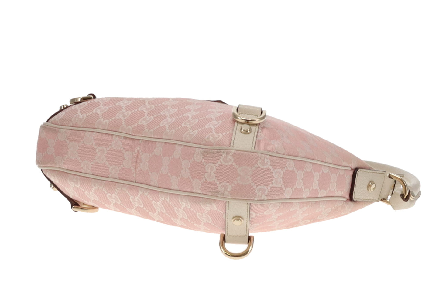 Gucci Abbey D Ring Pink GG Canvas