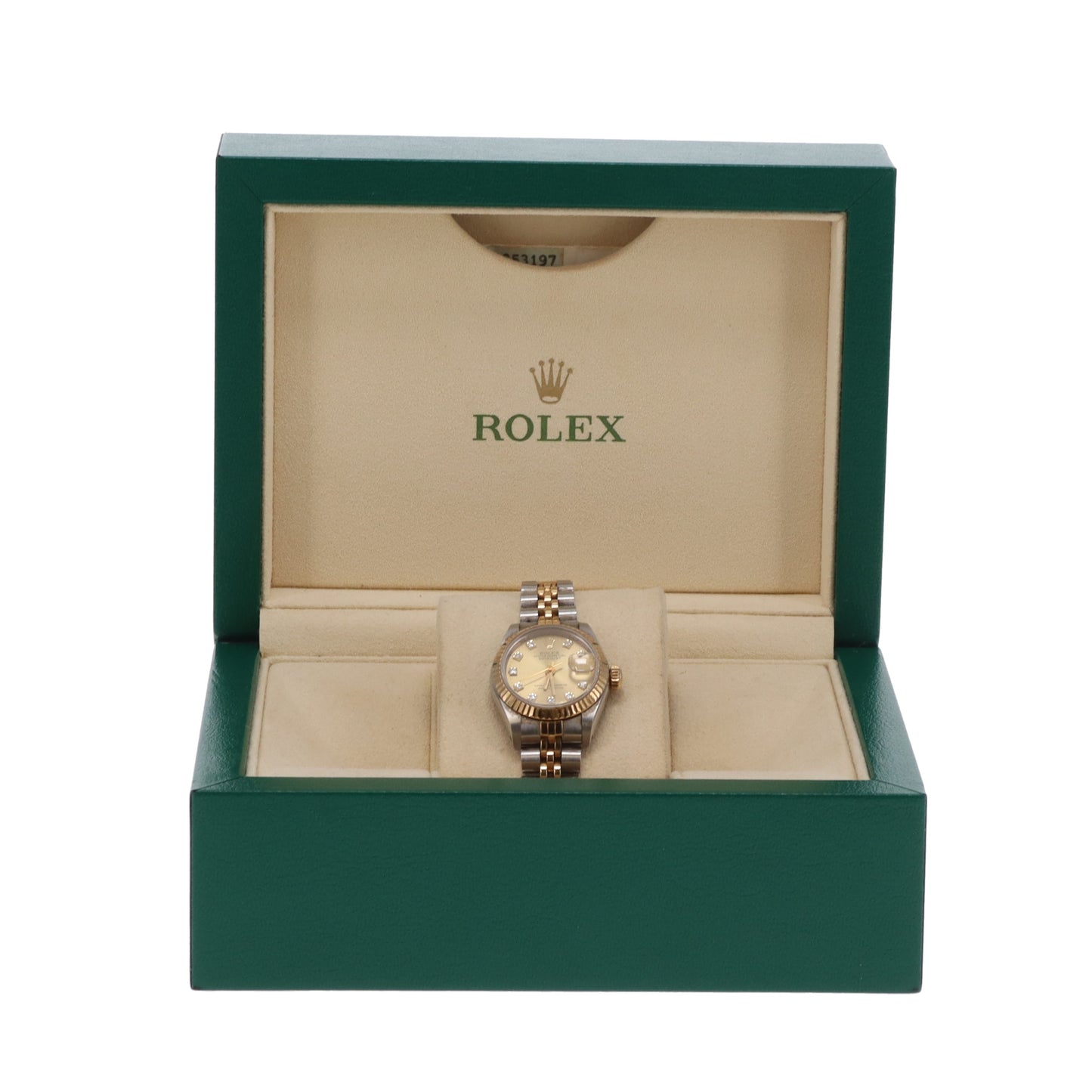 Rolex Oyster Perpetual Lady Datejust 26 Steel and Gold with Diamond Dot Dial