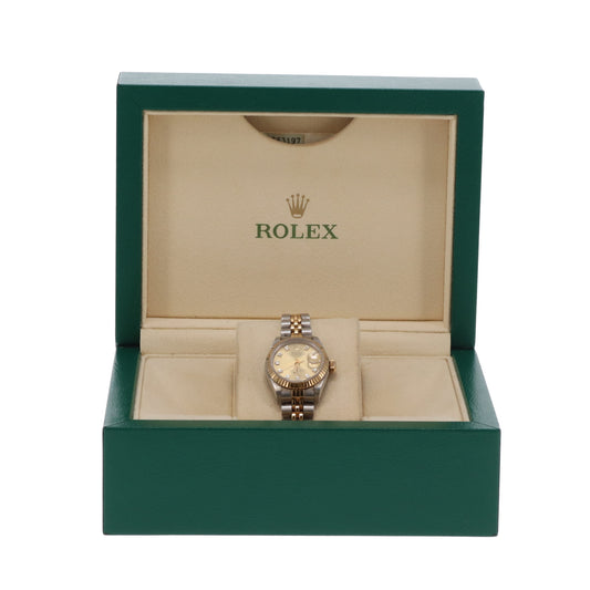 Rolex Oyster Perpetual Lady Datejust 26 Steel and Gold with Diamond Dot Dial