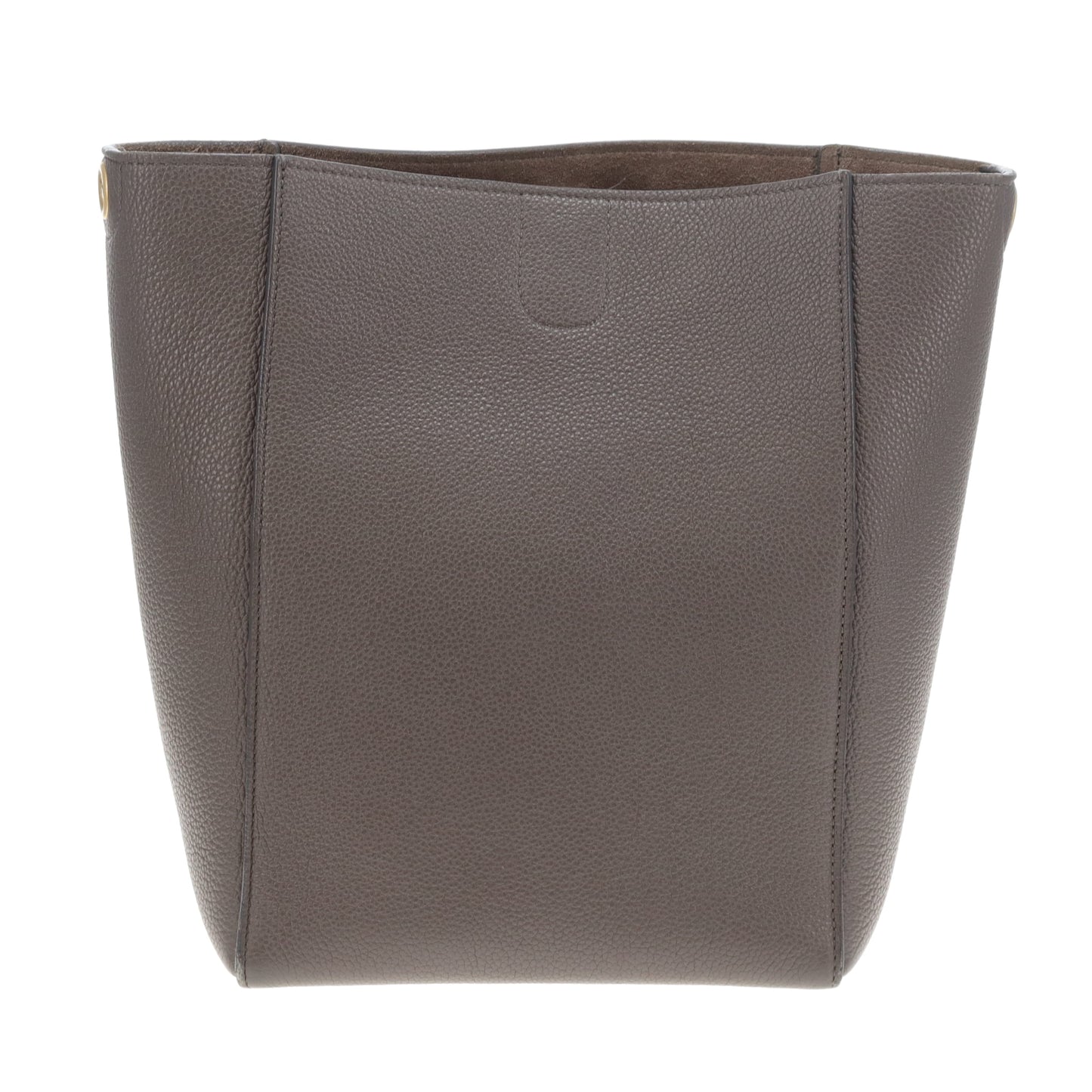 Celine Sangle Bucket Bag Small Taupe Leather