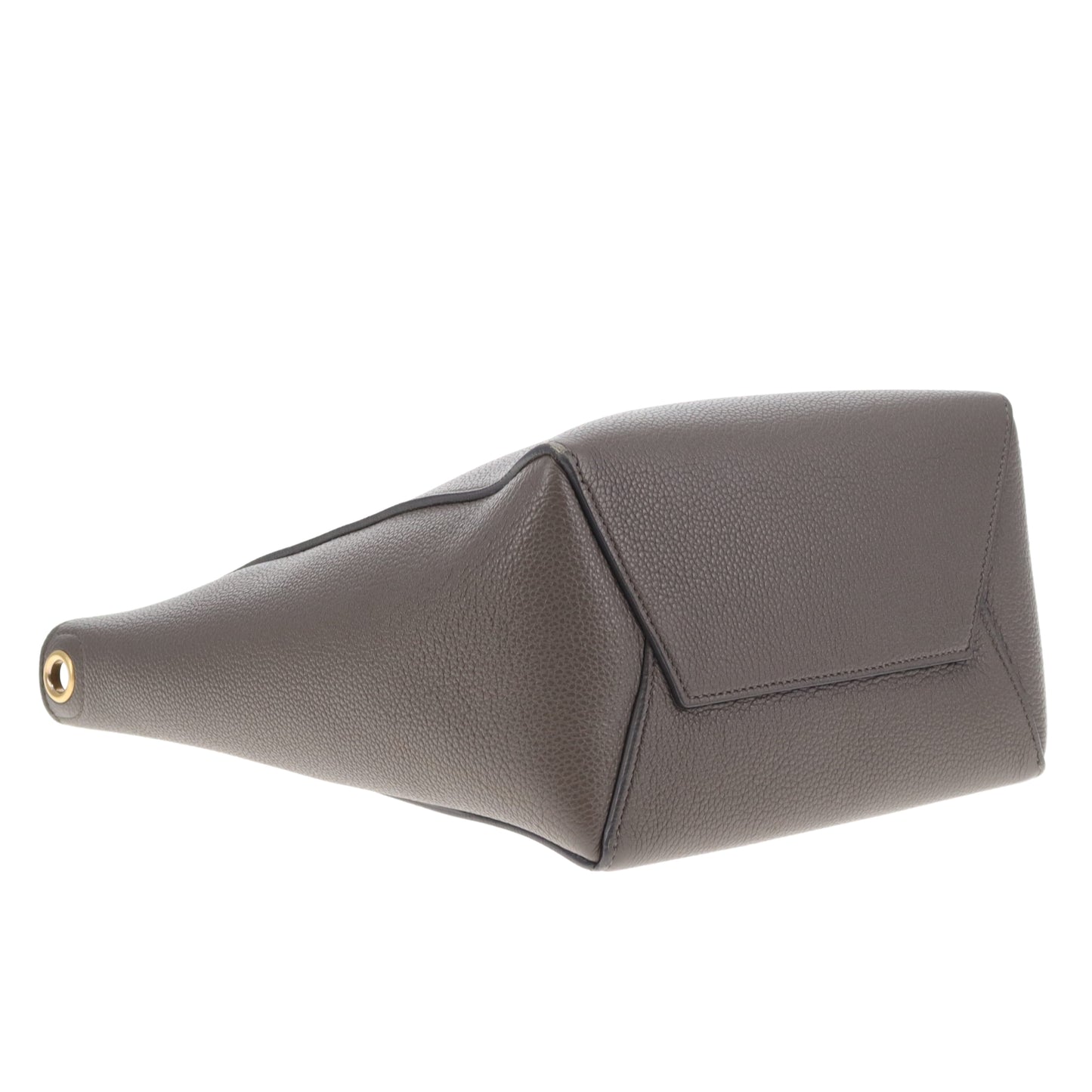 Celine Sangle Bucket Bag Small Taupe Leather