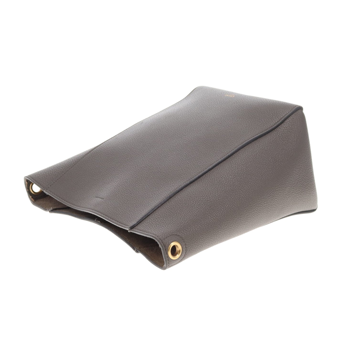 Celine Sangle Bucket Bag Small Taupe Leather