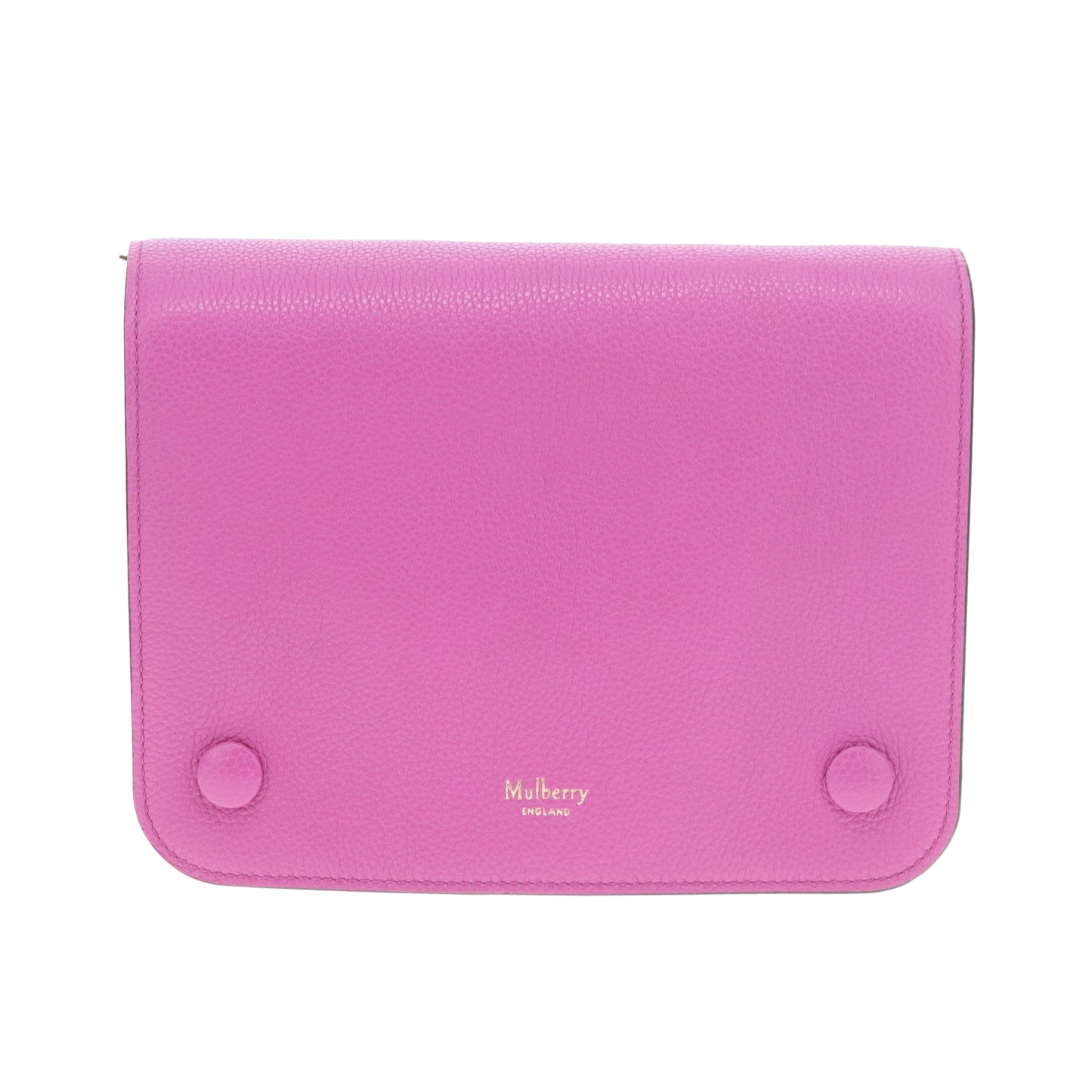 Mulberry Clifton Orchid Small Classic Grain GHW
