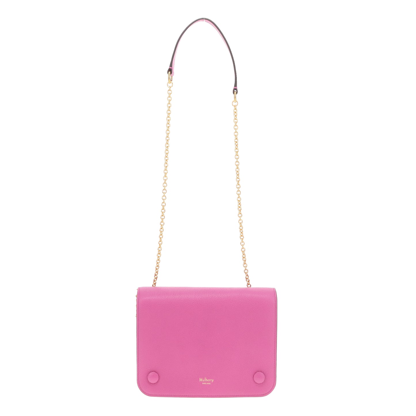 Mulberry Clifton Orchid Small Classic Grain GHW