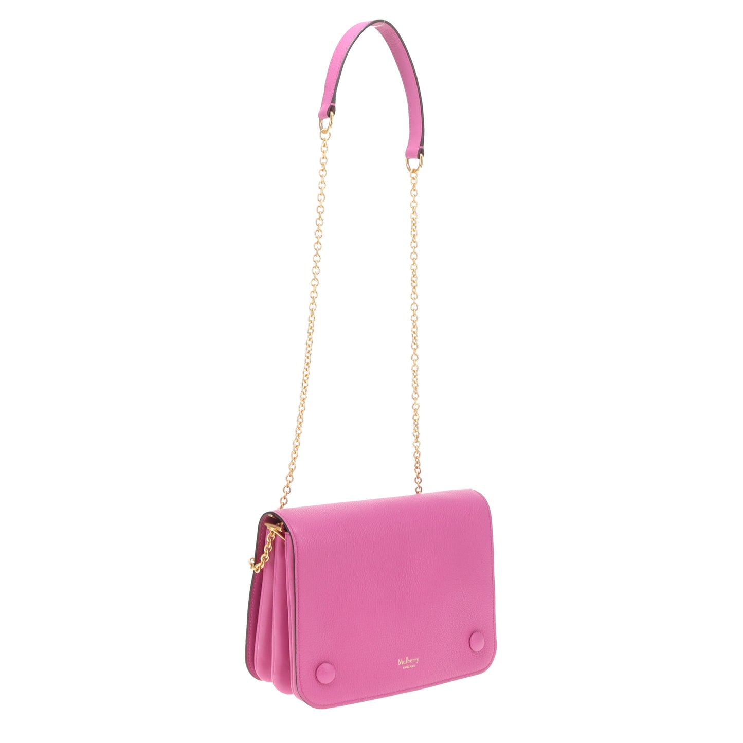 Mulberry Clifton Orchid Small Classic Grain GHW