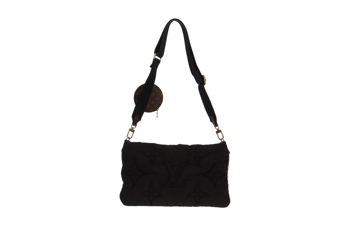Louis Vuitton Black & Pink ECONYL Maxi Multi Pochette Accessoires