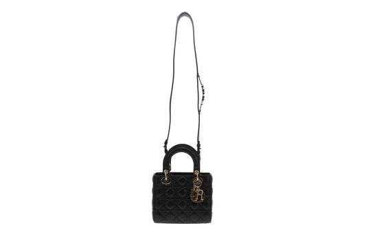 Dior Black Cannage Lambskin Small My ABC Lady Dior 2021