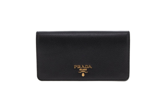 Prada Chain Wallet Black GHW
