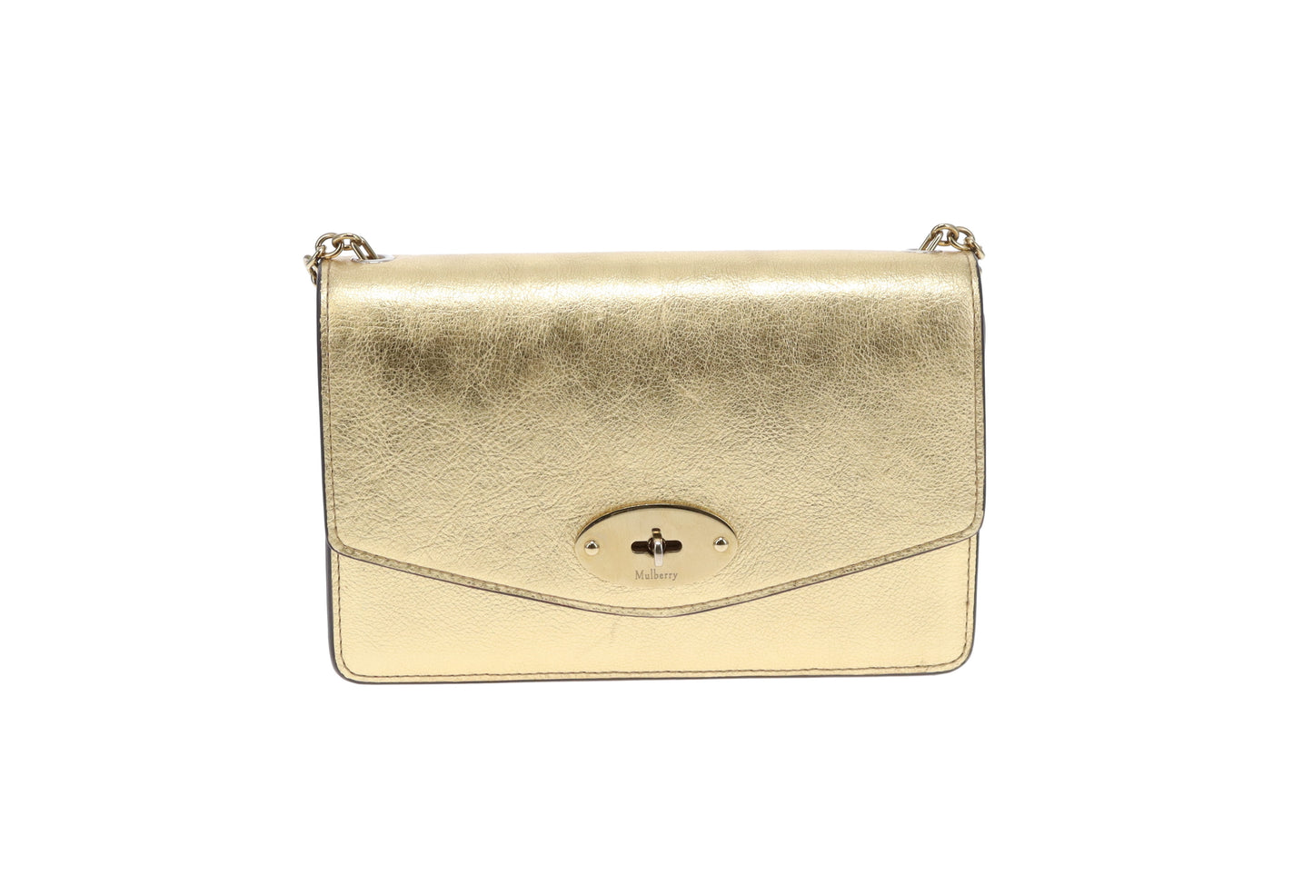 Mulberry Darley Small Metallic Gold