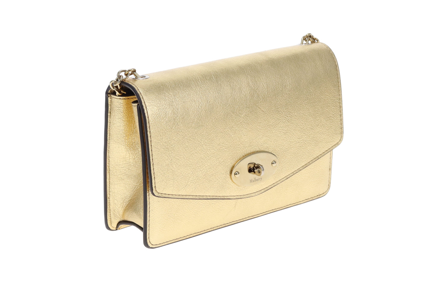 Mulberry Darley Small Metallic Gold