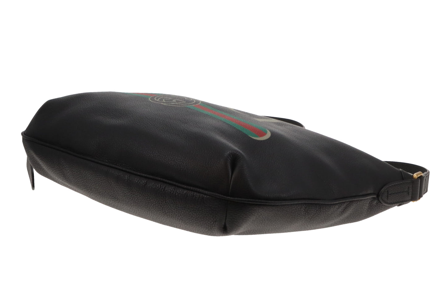 Gucci Half Moon East West Logo Hobo Black