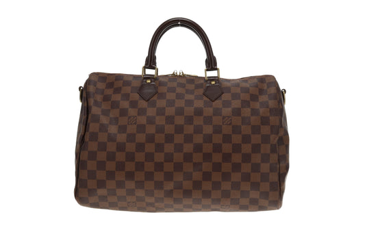 Louis Vuitton Speedy 35 Bandouliere Damier Ebene DU2102