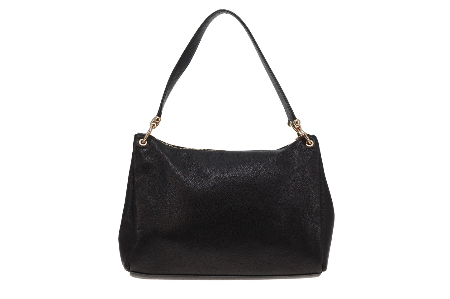Coach Mia Shoulder Bag In Black Grained Leather