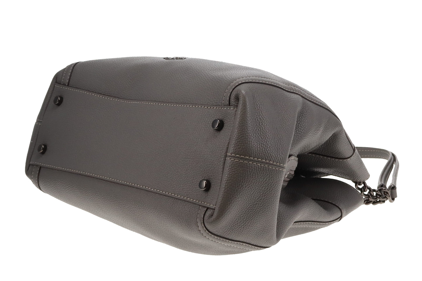 Coach Edie Turnlock In Grey