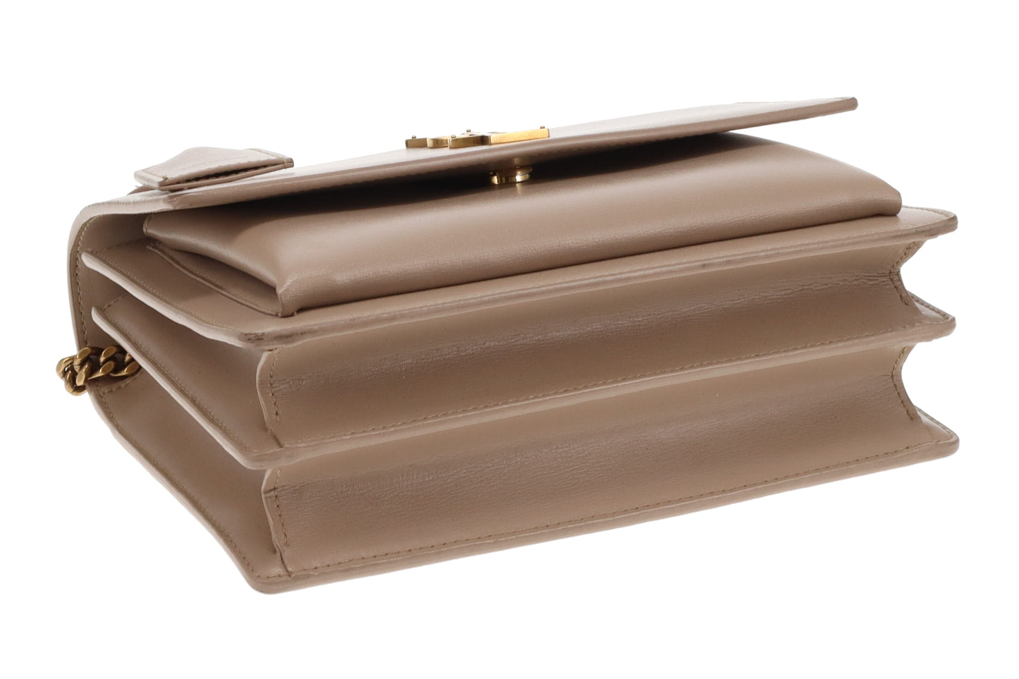 Saint Laurent Sunset Medium Beige With Gold Hardware