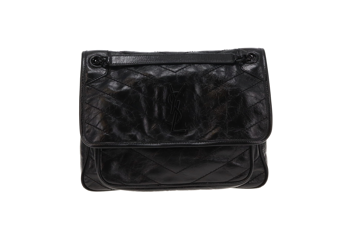 Saint Laurent Niki In Black Shiny Calfskin