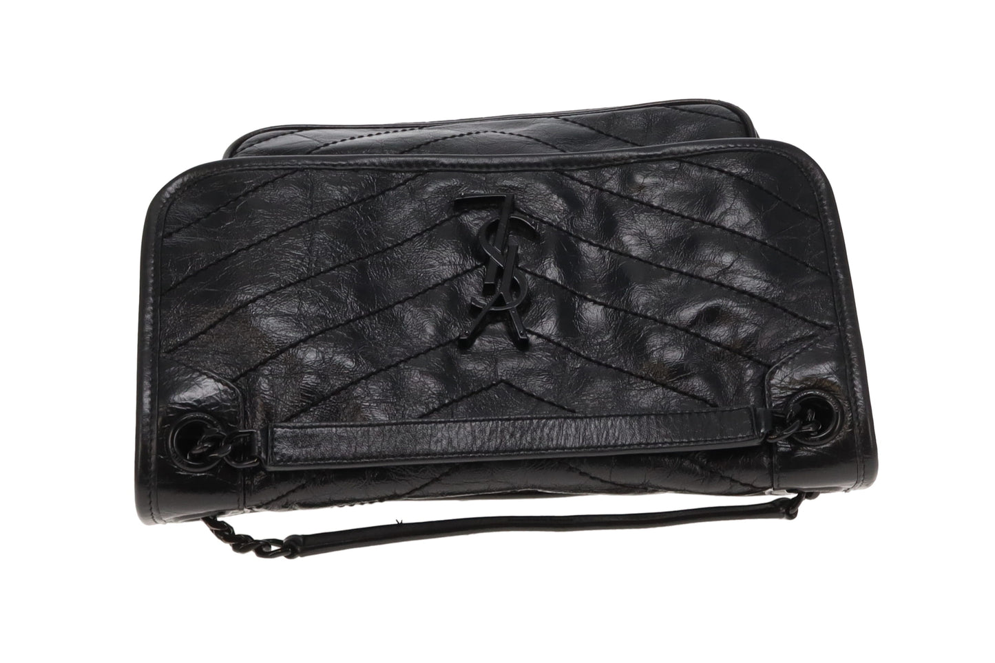 Saint Laurent Niki In Black Shiny Calfskin