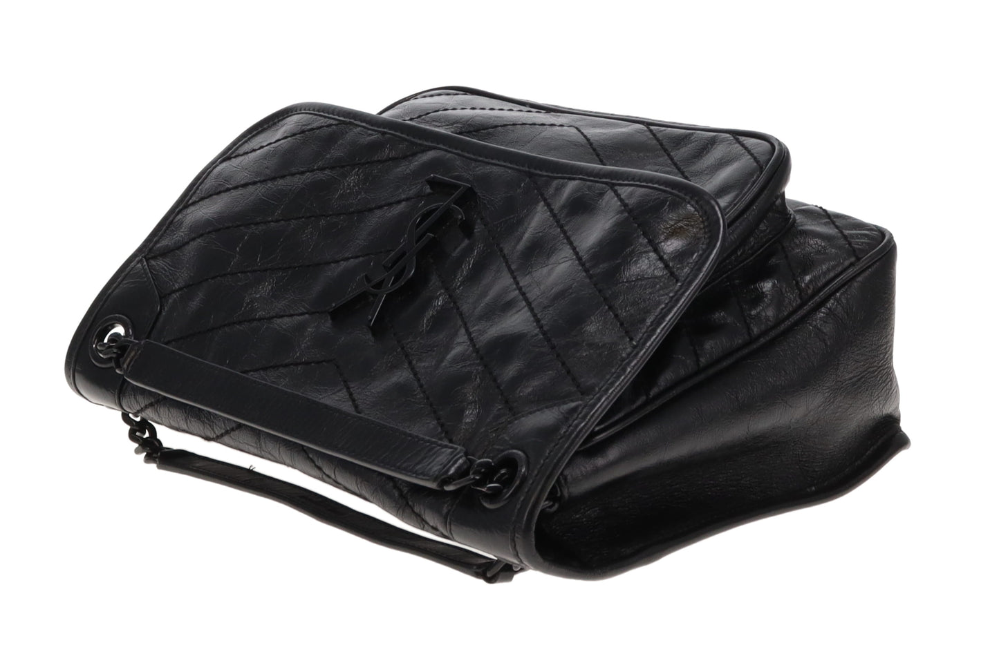 Saint Laurent Niki In Black Shiny Calfskin